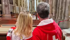 Ökumenischer und mehrsprachigen Gottesdienst zur EM am 15.06.2024 im Kölner Dom. / © Johannes Schröer (DR) Ökumenischer und mehrsprachigen Gottesdienst zur EM am 15.06.2024 im Kölner Dom. / © Johannes Schröer (DR)