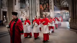 Pontifikalamt an Pfingstsonntag im Kölner Dom / © Nicolas Ottersbach (DR)